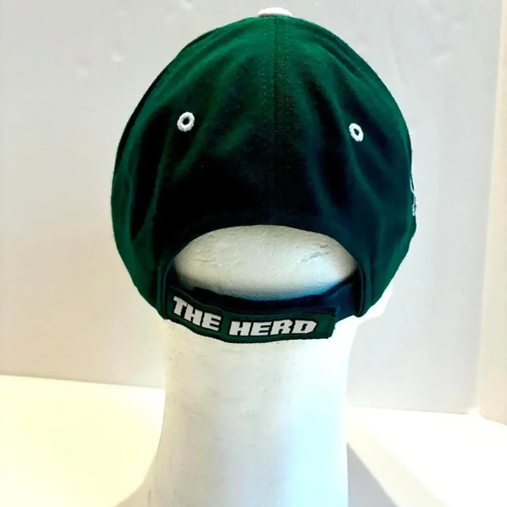 Marshall Thundering Herd Hat Adjustable Green NCAA Baseball Cap Top of the World